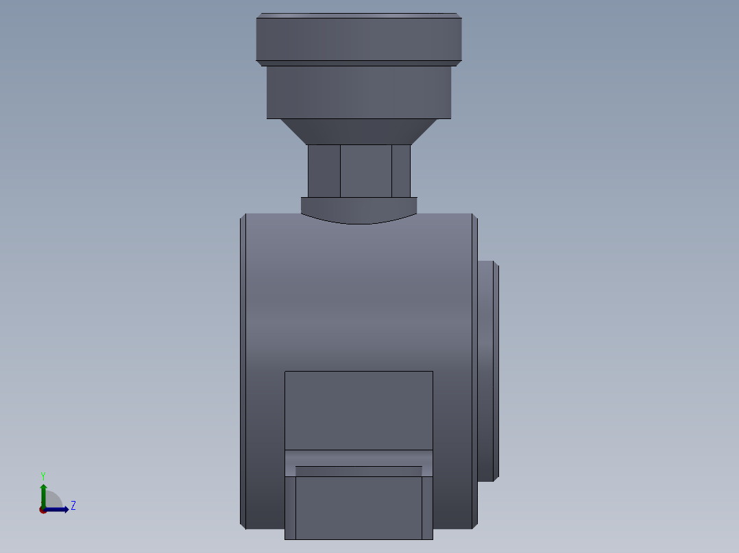 轴承零件及装配图左视图