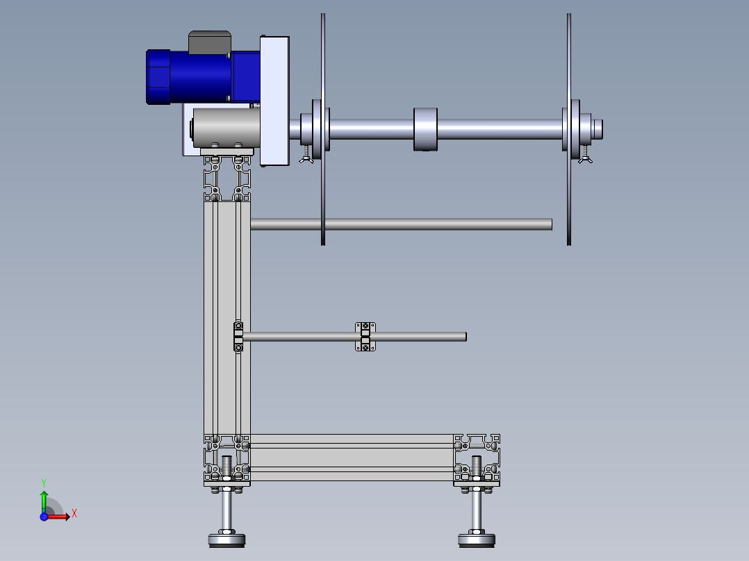WS400B送料机前视图