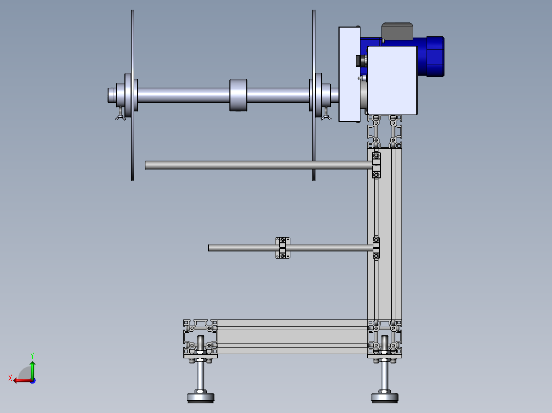 WS400B送料机后视图