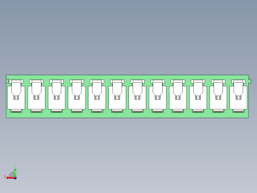 PCB Terminal Block 12 DEG381-3.5后视缩略图