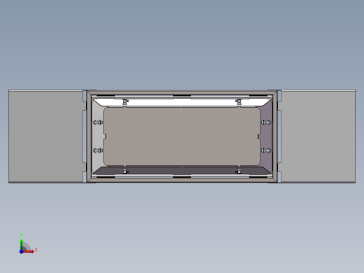 秒开折叠烧烤架前视缩略图