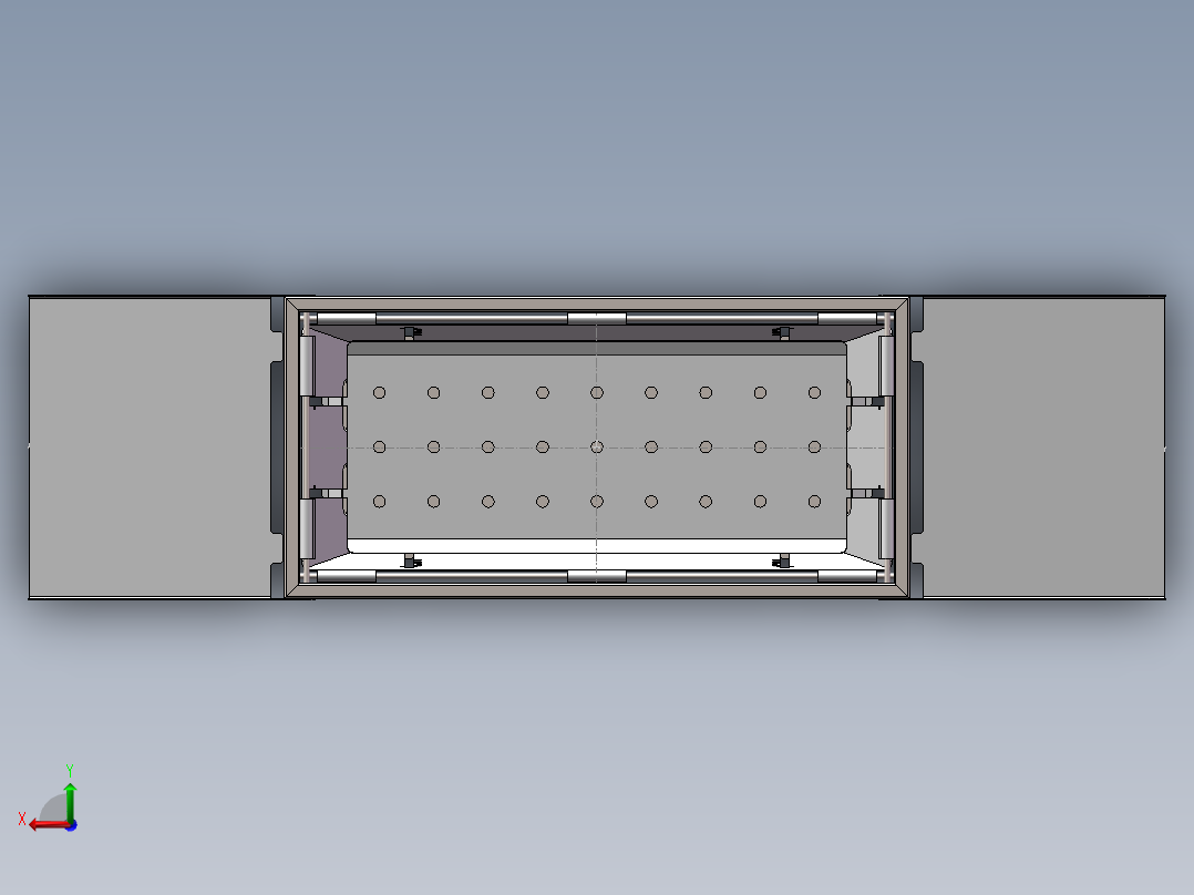 秒开折叠烧烤架后视图