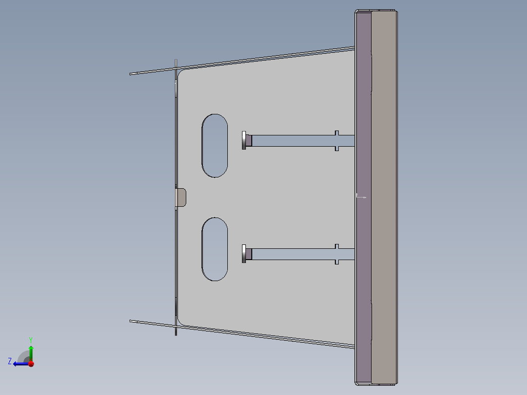 秒开折叠烧烤架右视图