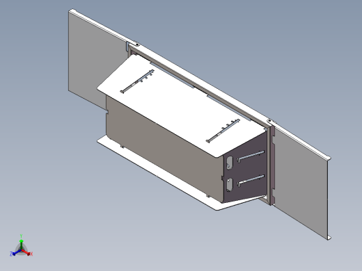秒开折叠烧烤架正等轴测缩略图