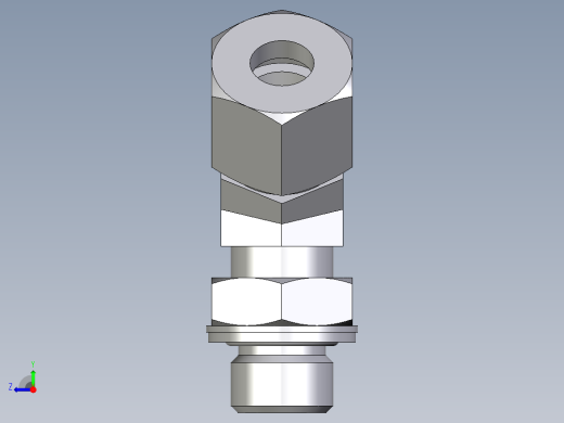 卡套式工业通用硬管接头EO_Adjustable_locknut_45_deg_elbow_VEE10ZSMCF右视缩略图