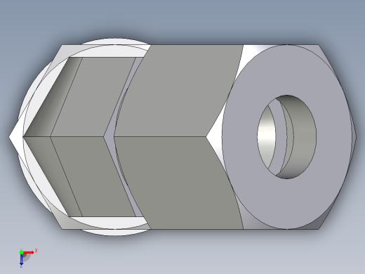 卡套式工业通用硬管接头EO_Adjustable_locknut_45_deg_elbow_VEE10ZSMCF俯视缩略图