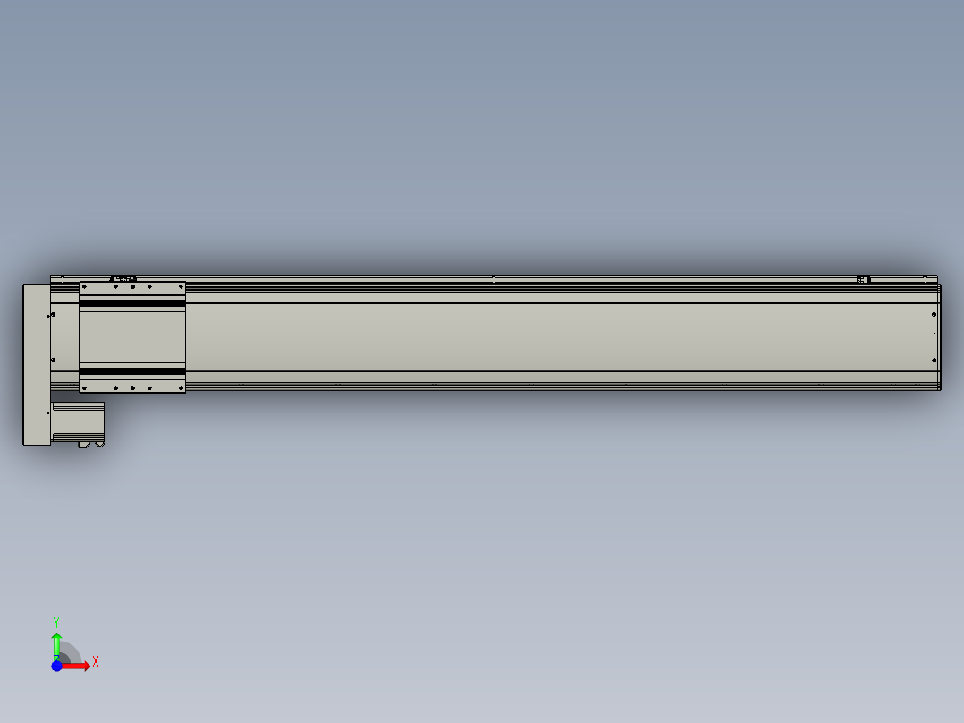 VF丝杆传动-一般环境VF22-S1500-BL前视图