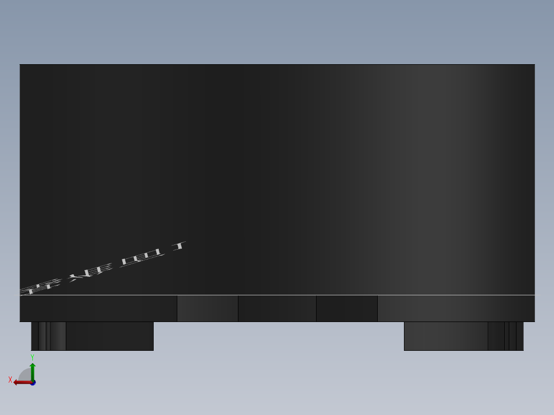 4010无刷电机后视图