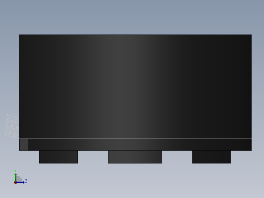 4010无刷电机左视缩略图