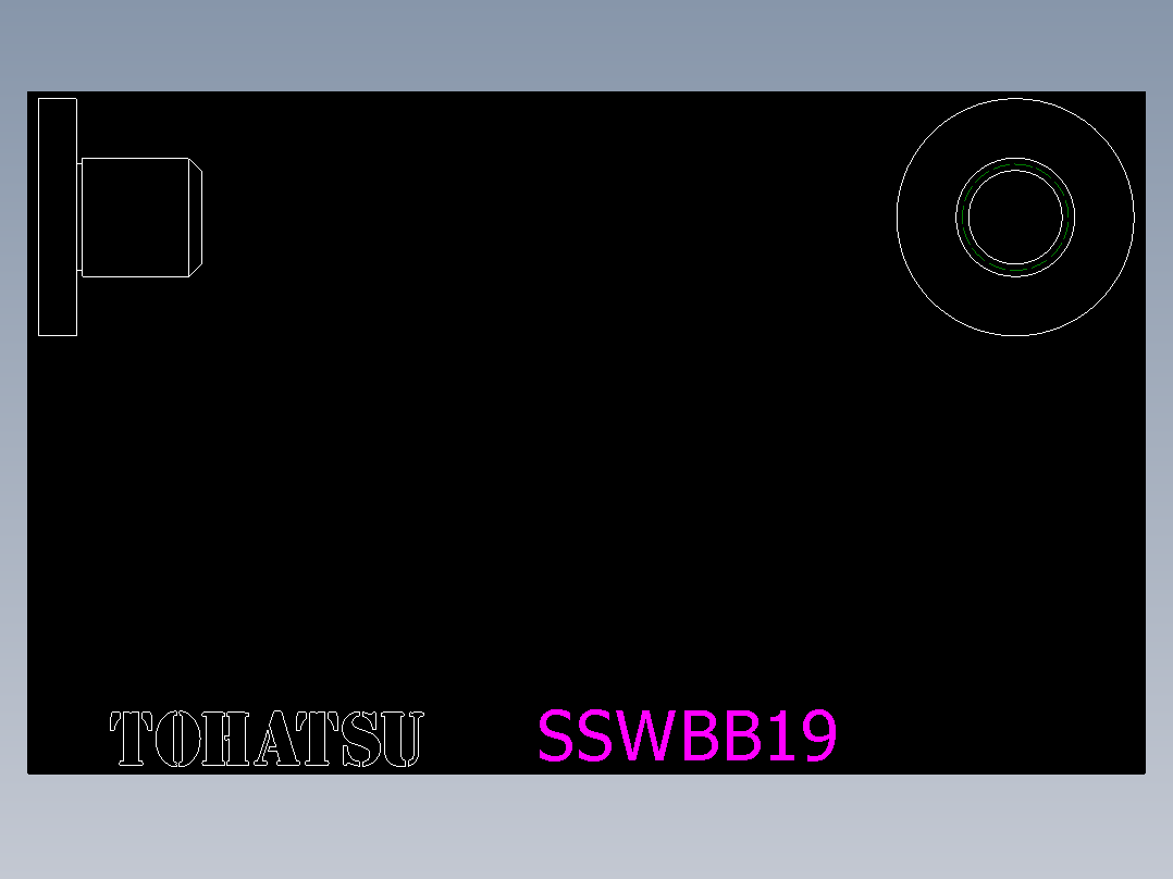 彈簧用華司SSWBB-2D多系列多零件图纸模型