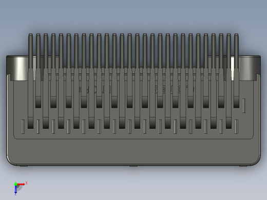 连接器AAUS01AP2-028K028俯视缩略图