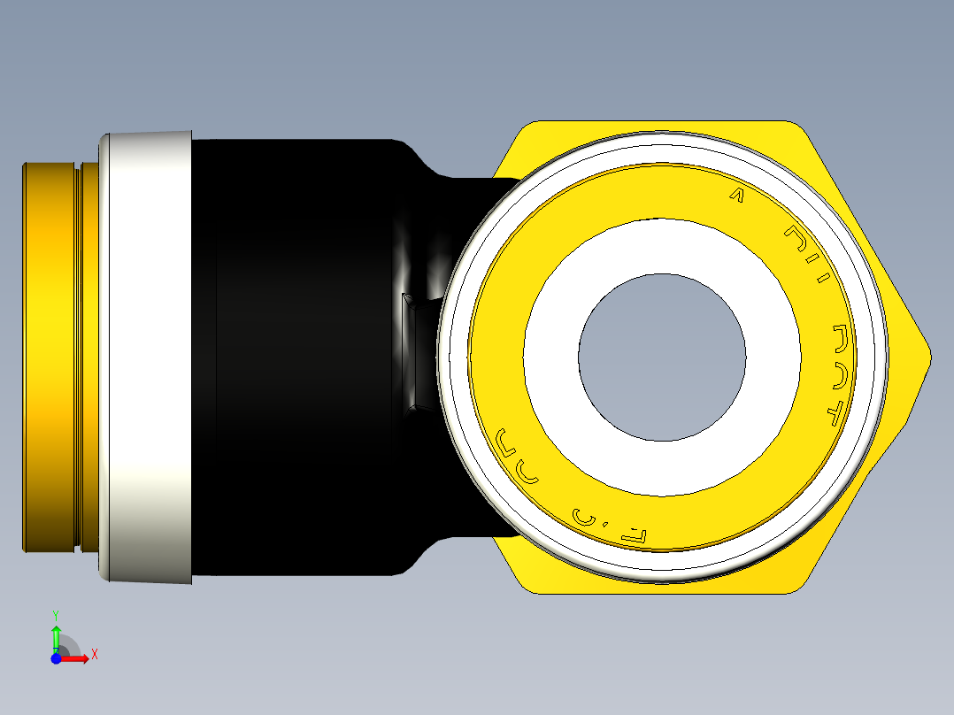 即推即连接式运输导管汇流板前视图