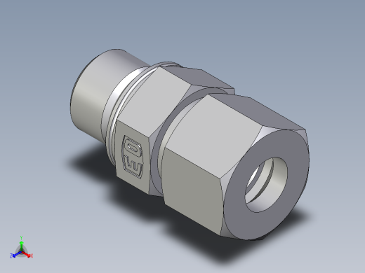 卡套式工业通用硬管接头EO_Male_Stud_connector_GEO12ZSMCF