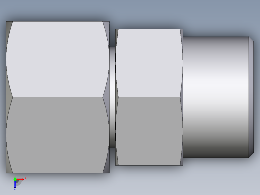 卡套式工业通用硬管接头EO_Distance_piece_adapter_DA16SOMD71俯视缩略图
