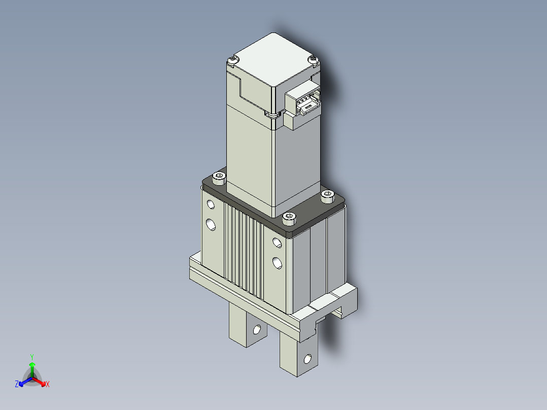 威洛博模组LEF25-S14-Q正等轴测图
