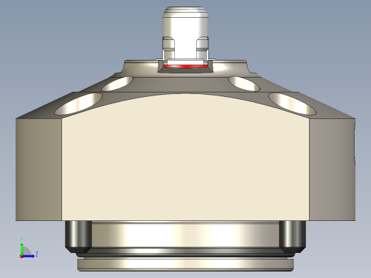 KOSMEKSFA2000-M1A-090多系列多零件图纸模型多系列多零件图纸模型左视缩略图