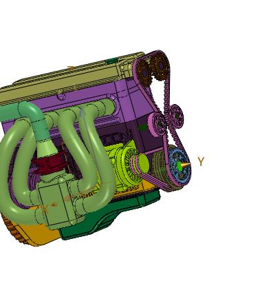 动力强劲双凸轮发动机