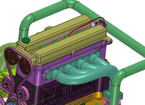 动力强劲双凸轮发动机