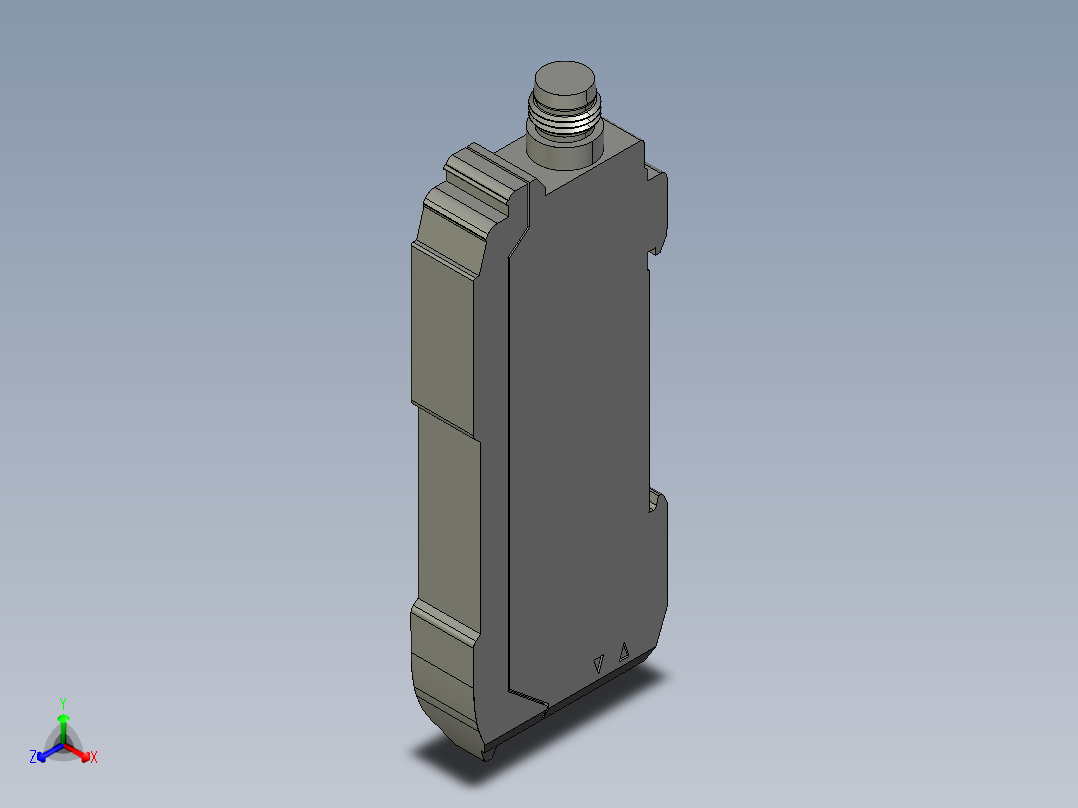 基恩士FS-V33C(P)_kc图纸模型主视图