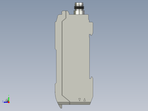 基恩士FS-V33C(P)_kc图纸模型右视缩略图