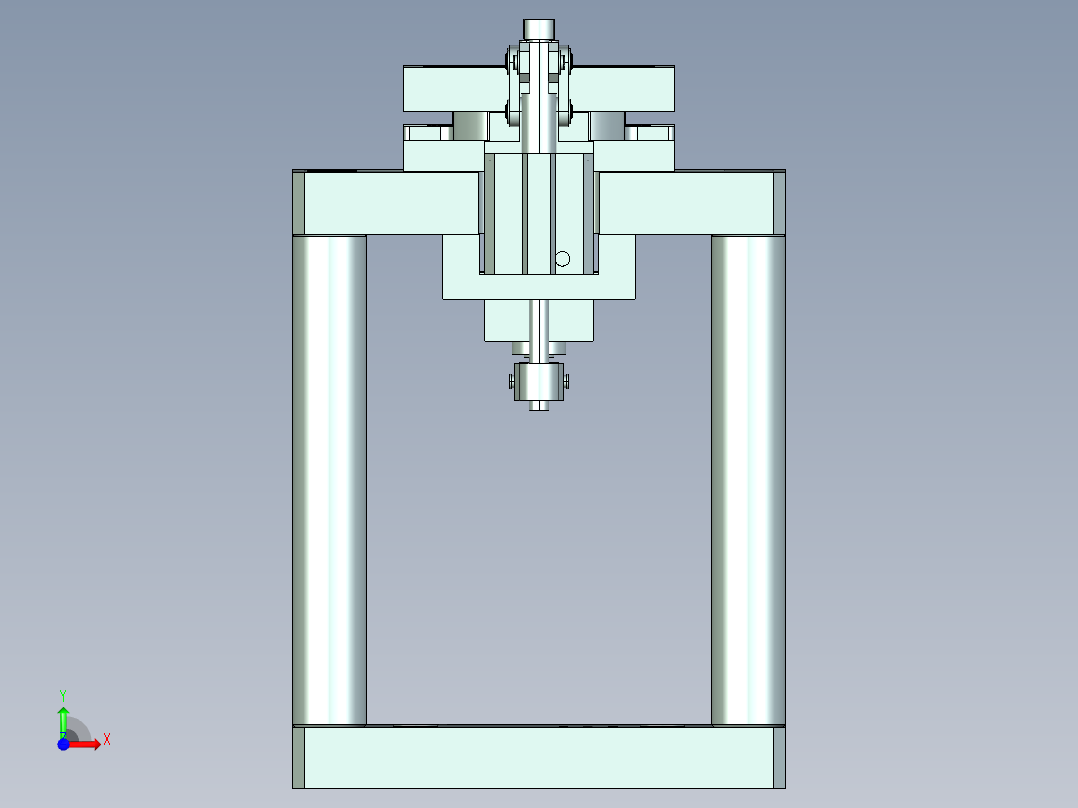 vt306-笔记本CNC工装夹具三维模型cnc4前视图