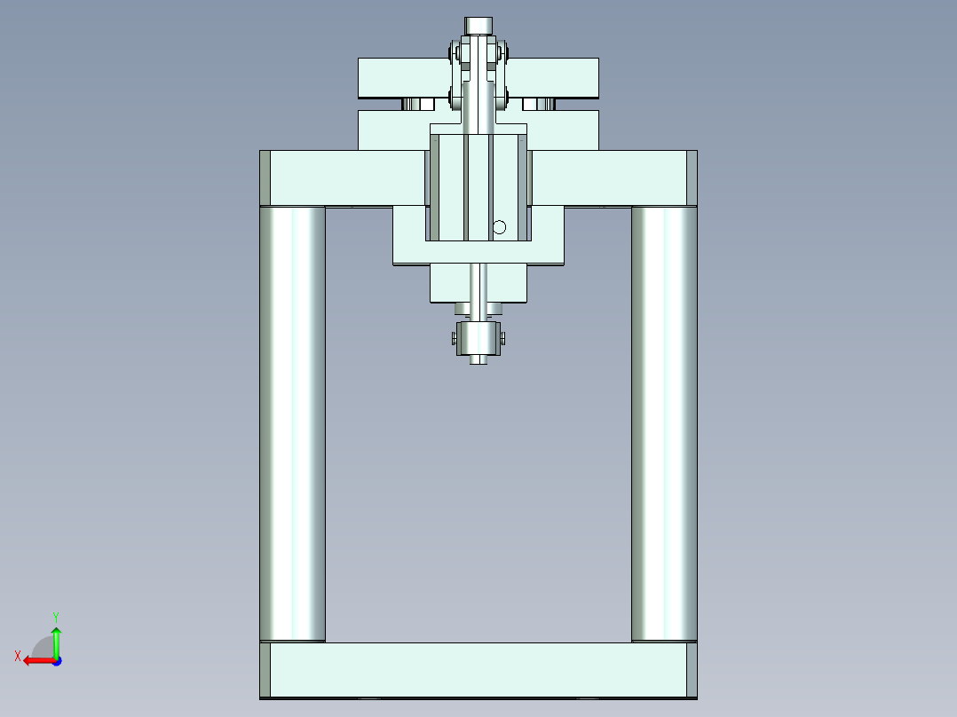vt306-笔记本CNC工装夹具三维模型cnc4后视图
