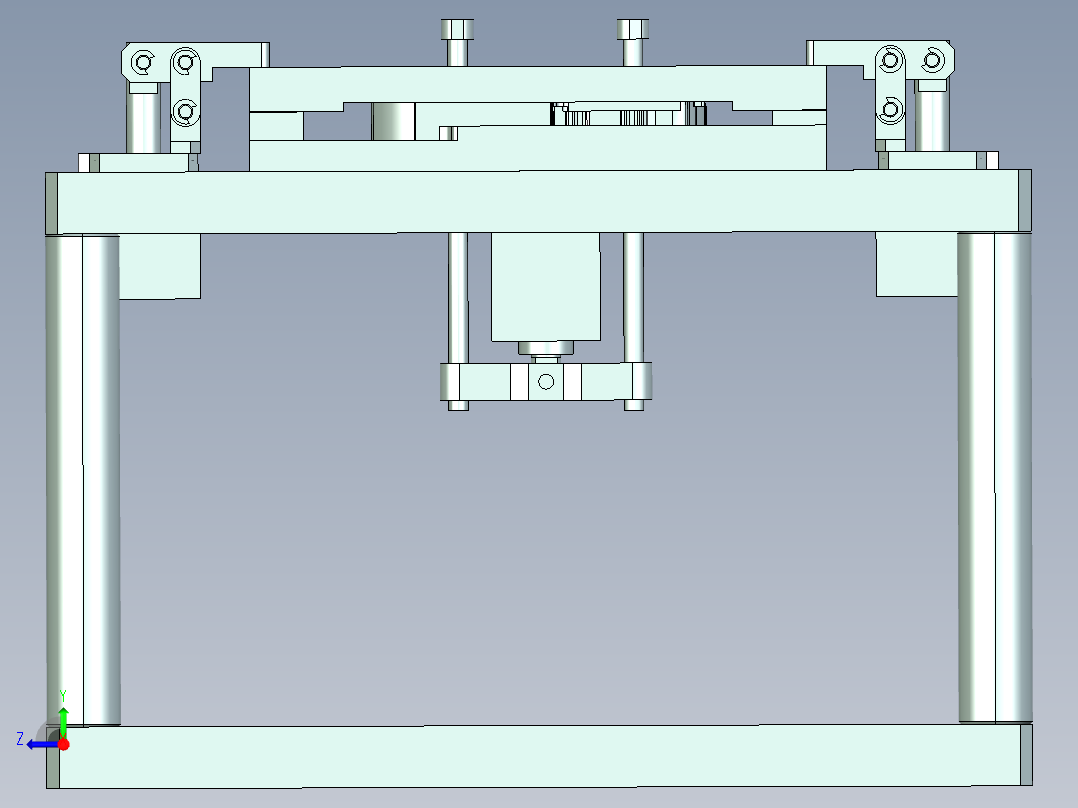 vt306-笔记本CNC工装夹具三维模型cnc4右视图