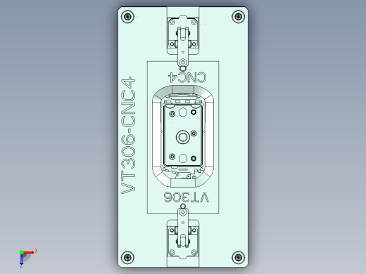 vt306-笔记本CNC工装夹具三维模型cnc4俯视缩略图