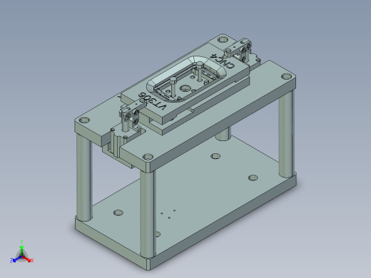vt306-笔记本CNC工装夹具三维模型cnc4正等轴测缩略图