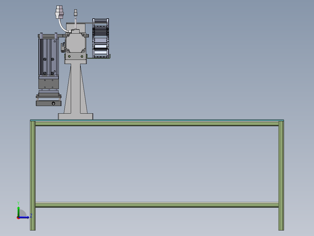 流水线贴标机sw18左视图