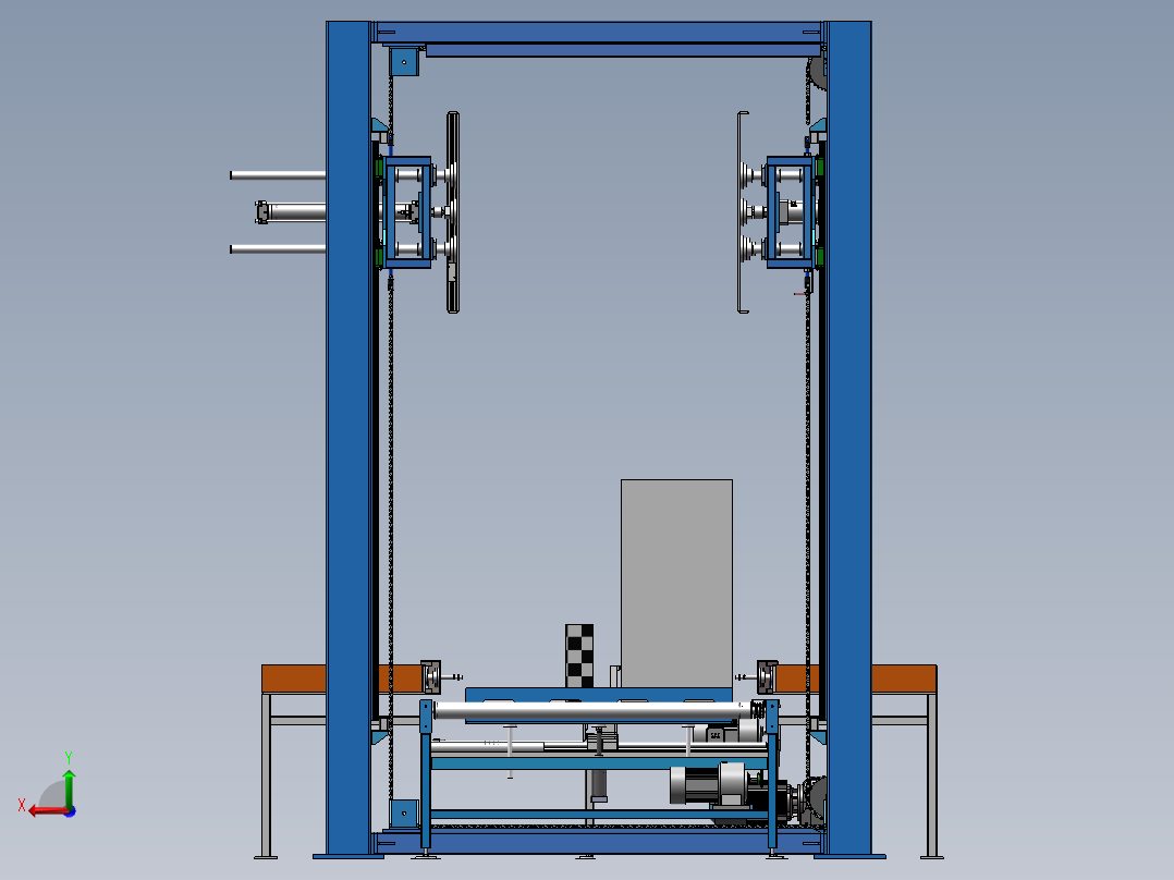 龙门码垛sw18可编辑后视图