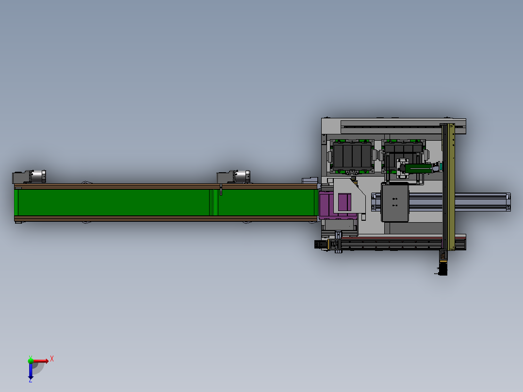 自动转板机sw17可编辑俯视图