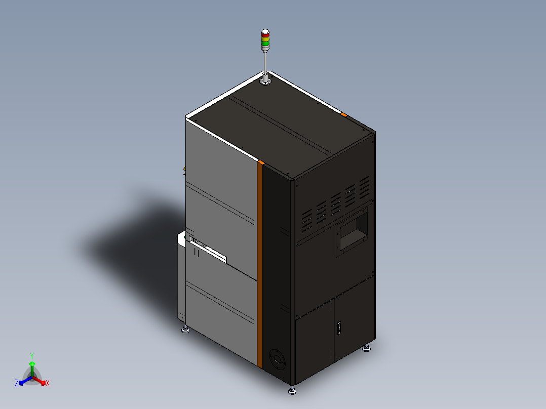 20t伺服大压机sw24正等轴测图