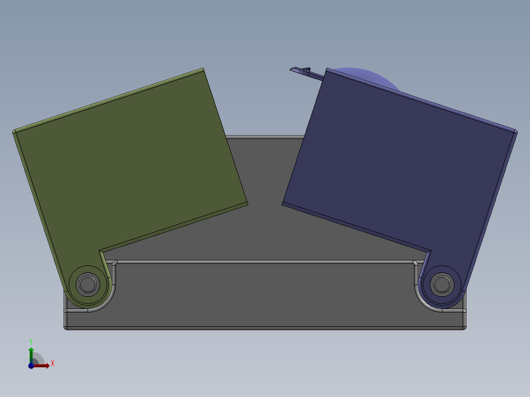 创意包装盒前视图