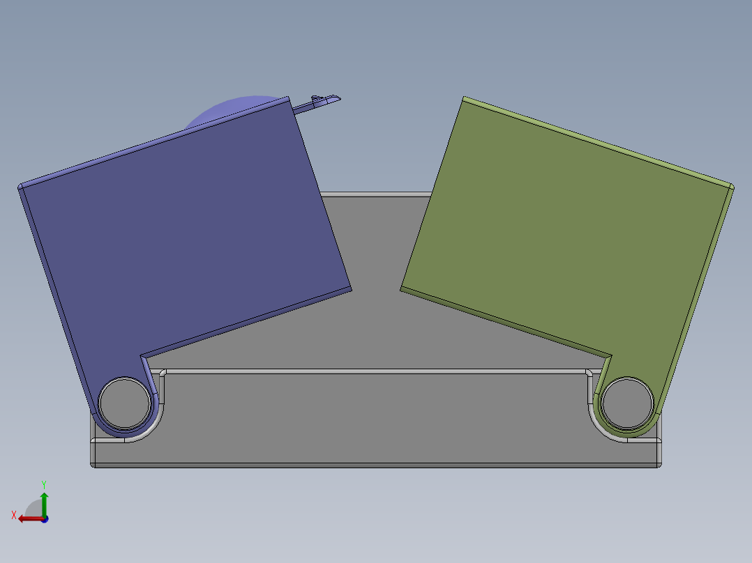 创意包装盒后视图
