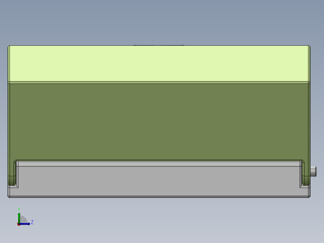 创意包装盒左视图