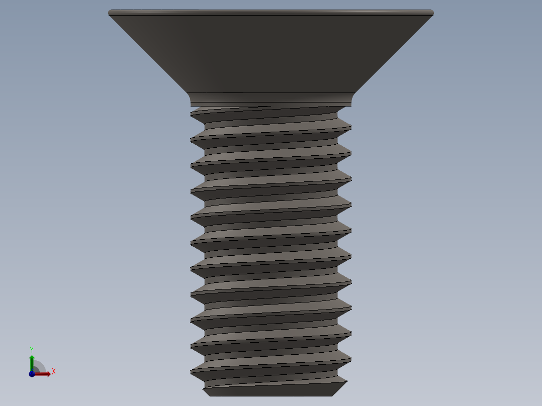 Screw_ISO_10642_M5x12_A2.SLDPRT前视图