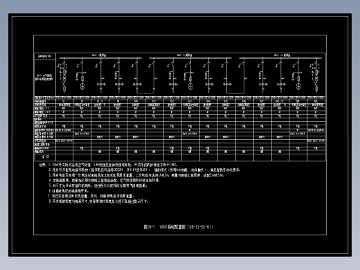 图16-1  10kV系统配置图（KB-11-D1-01）