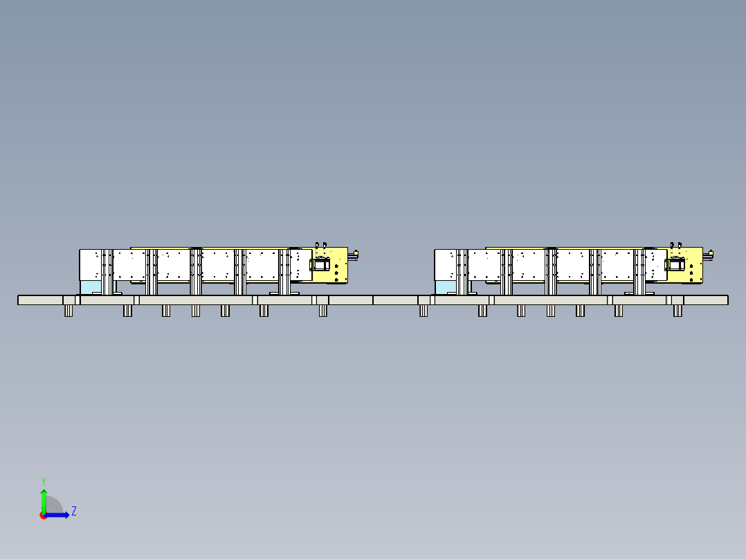等距步进冲压板材送料机设计左视图
