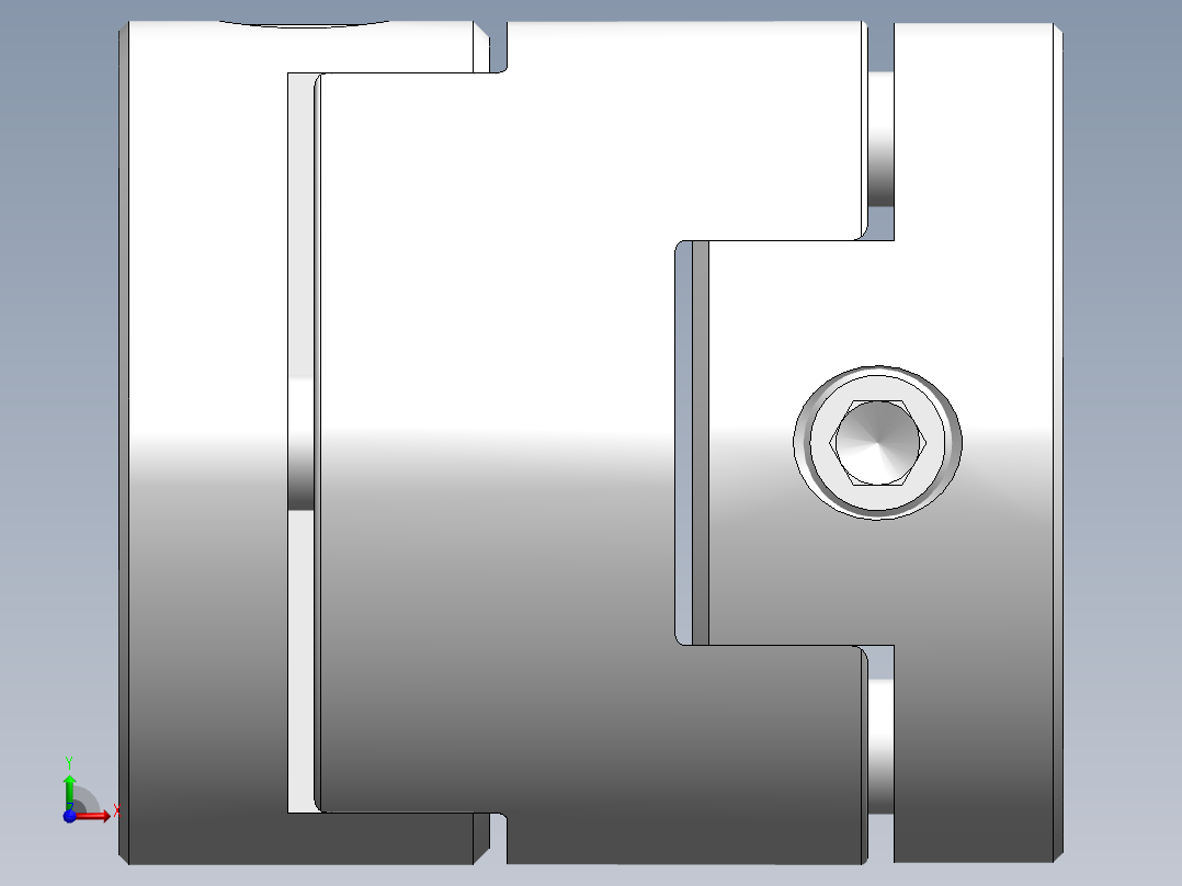 0.5米双带传送机构前视图