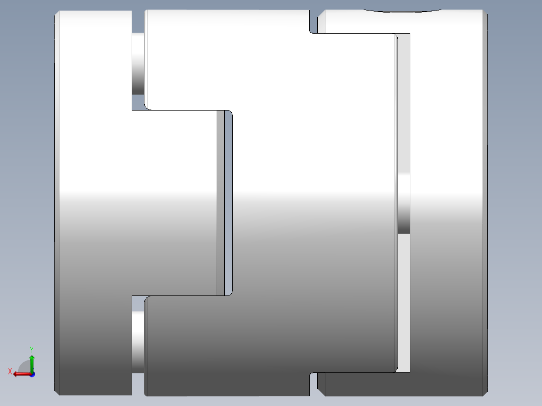0.5米双带传送机构后视图