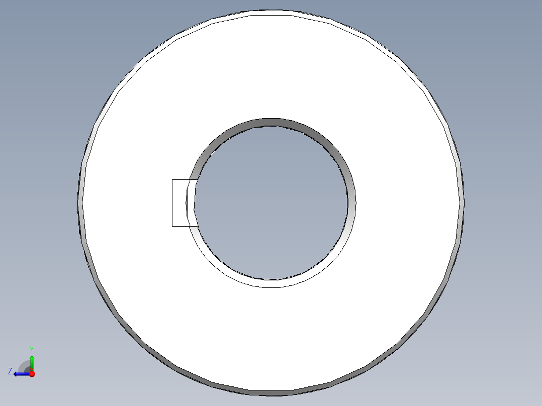 0.5米双带传送机构右视图