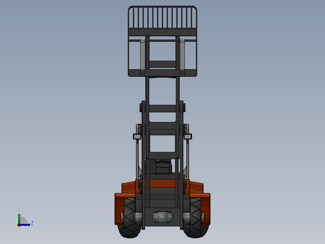 叉车、 叉车 SW STP(3)左视图