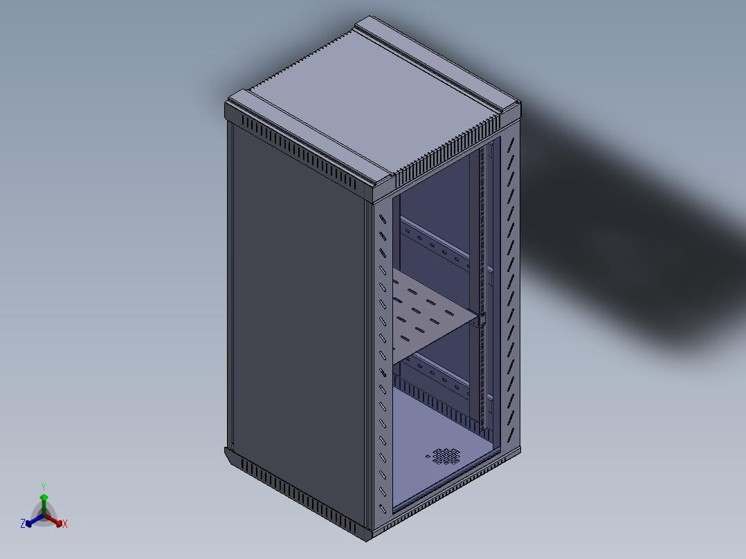 服务器正等轴测图