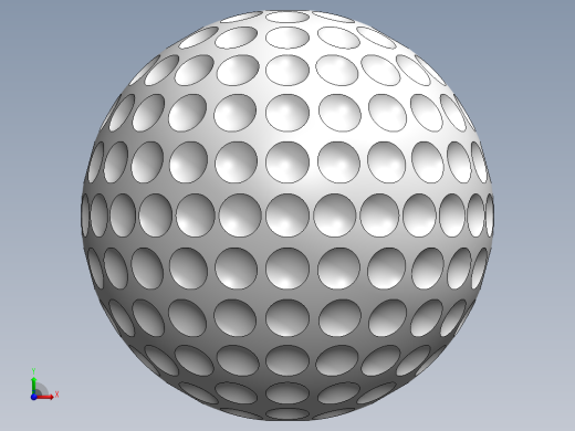 高尔夫球、高尔夫球小车、高尔夫球装备Golf Ball SolidWorks SW.zip