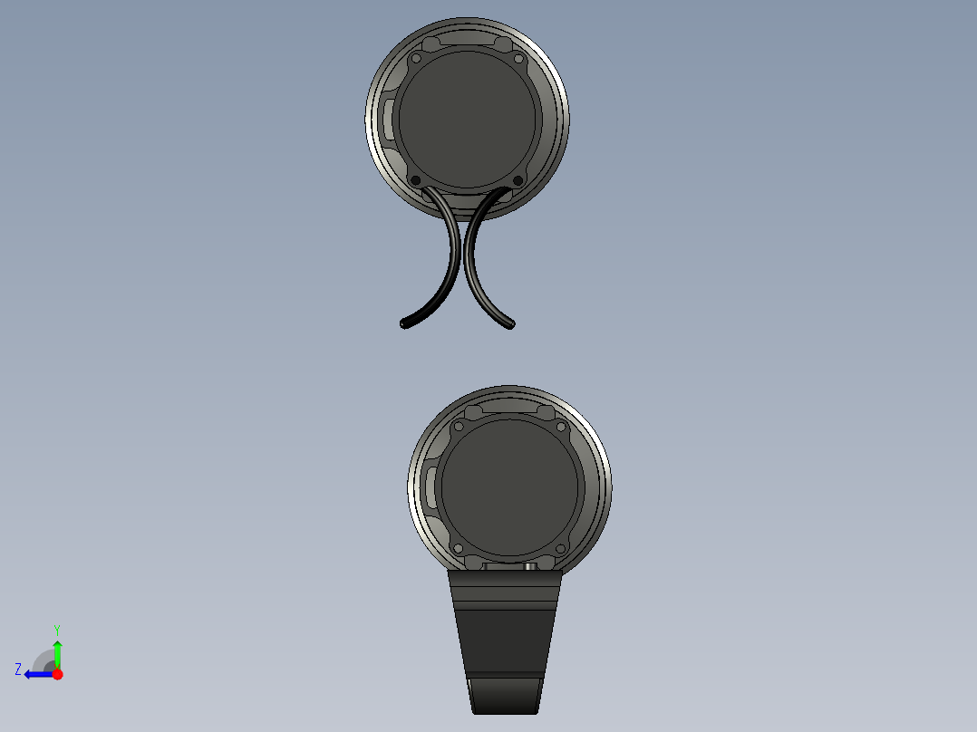 多功能创意手提灯设计右视图