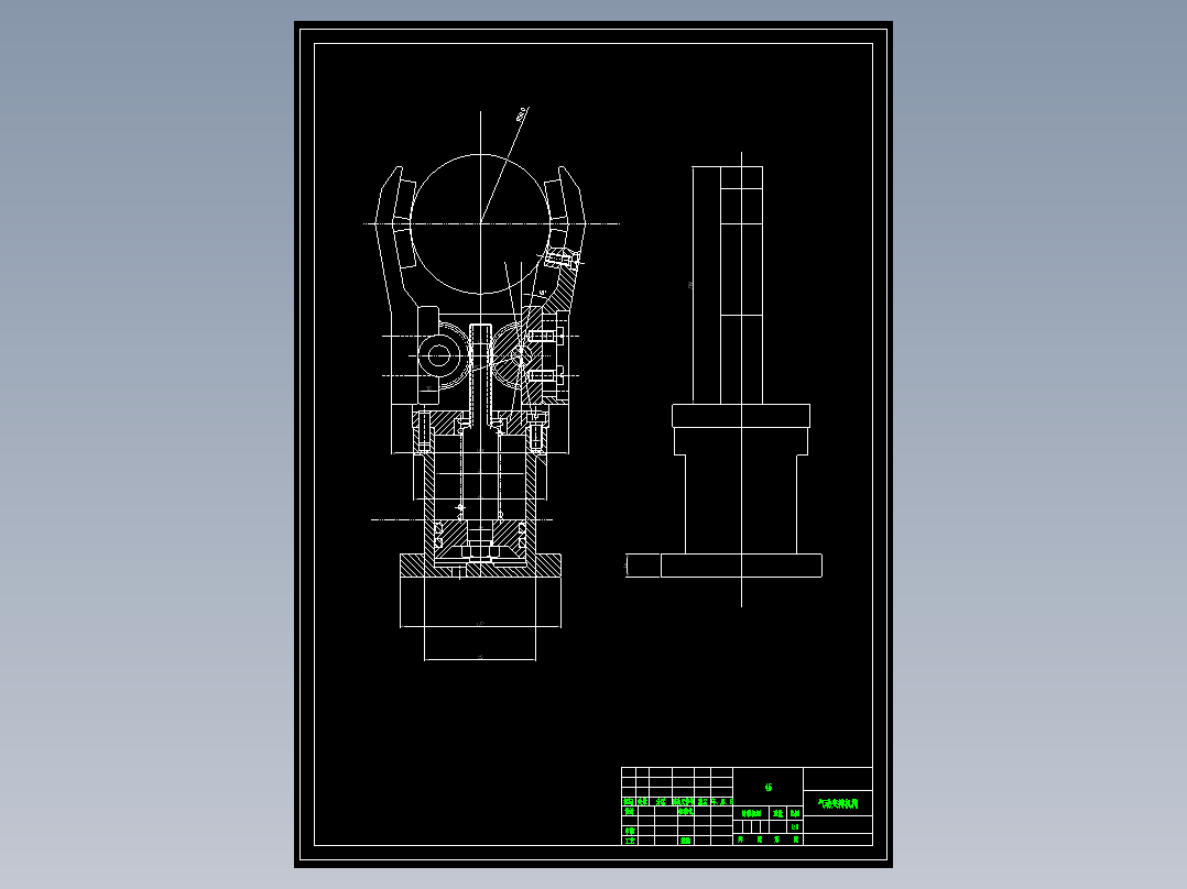 关节式物料搬运机械手设计含11张CAD图