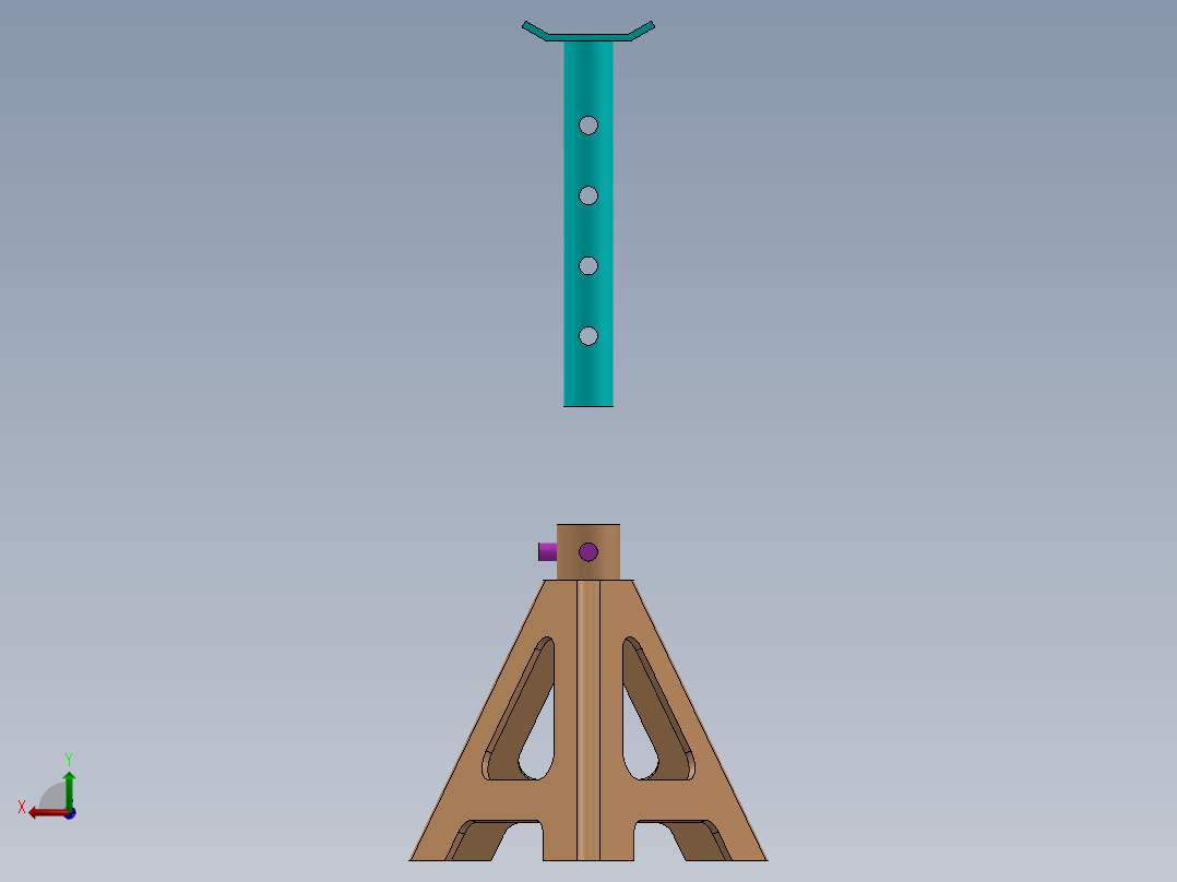 汽车站立后视图