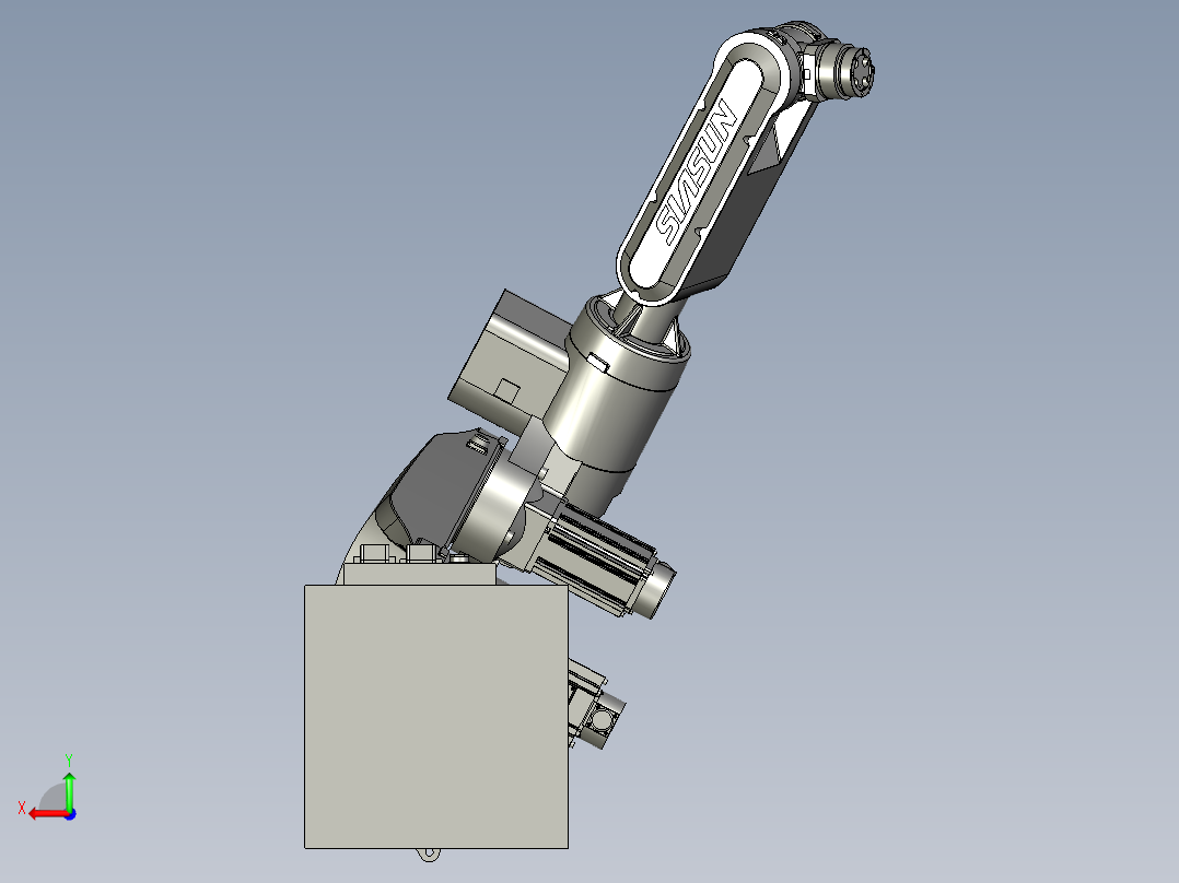 SR20带底座后视图