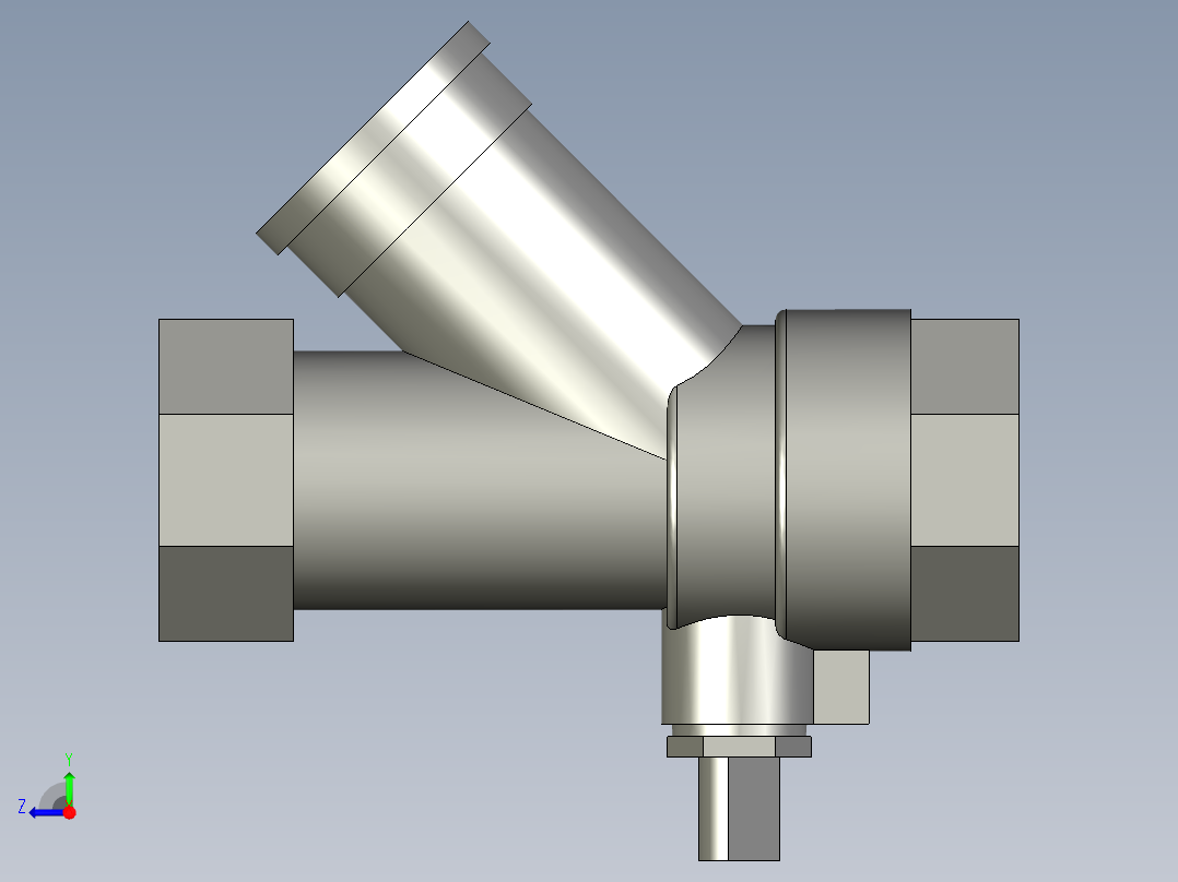 CNQT022-20240001球阀四分之三转四分之三转四分之三细牙2右视图